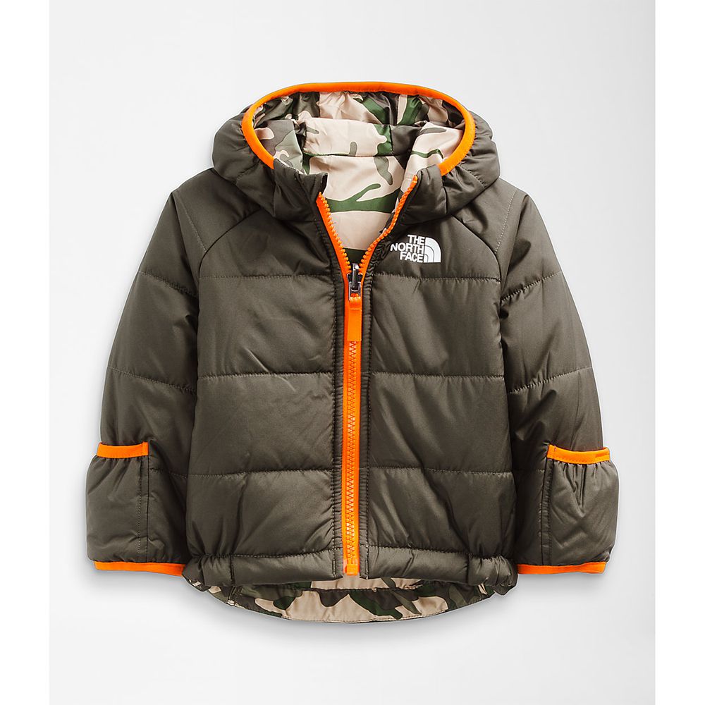 The North Face Waterproof Jackets Infant Australia - The North Face Reversible Perrito Green (ZCA-01